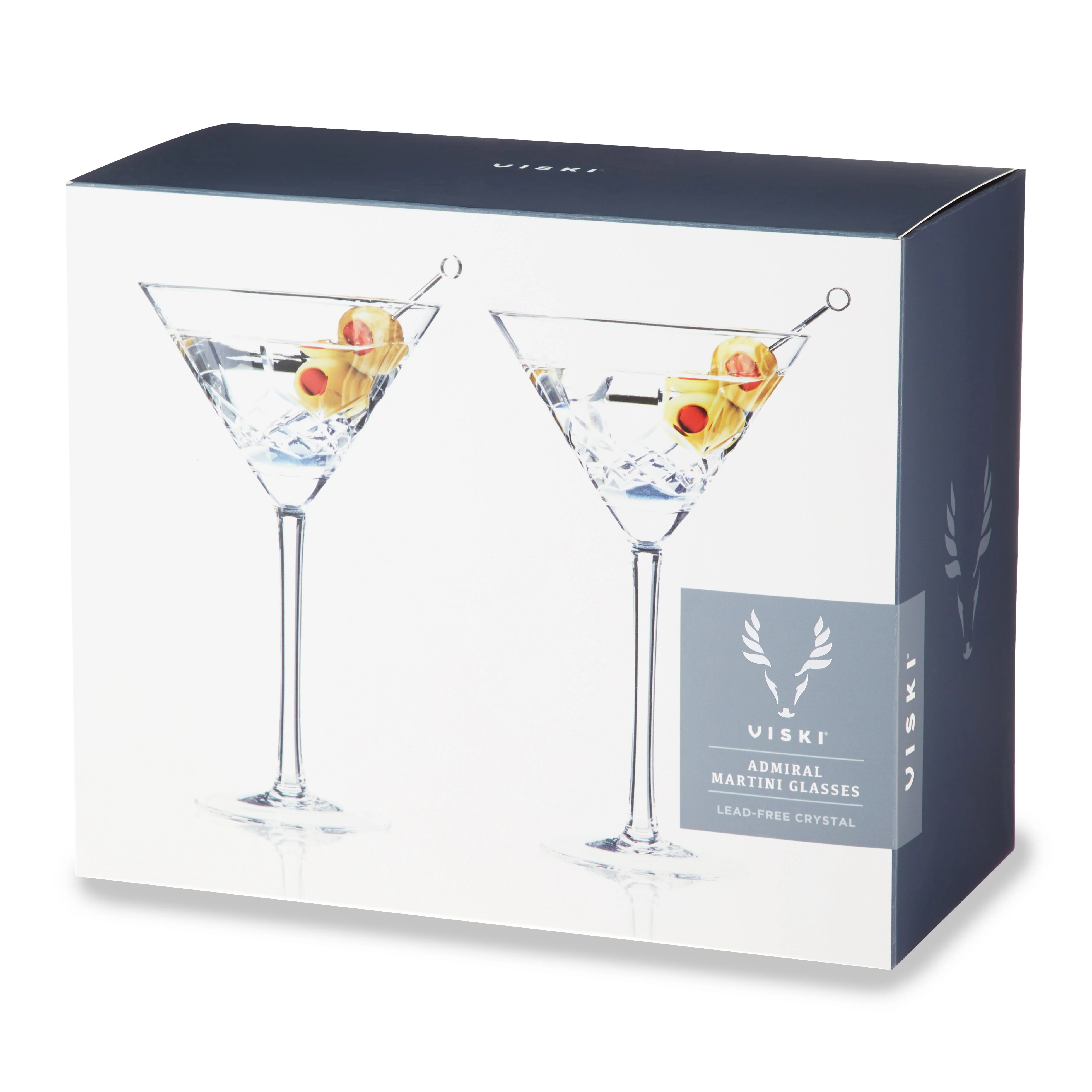 Admiral Crystal Martini Glasses - Image 7