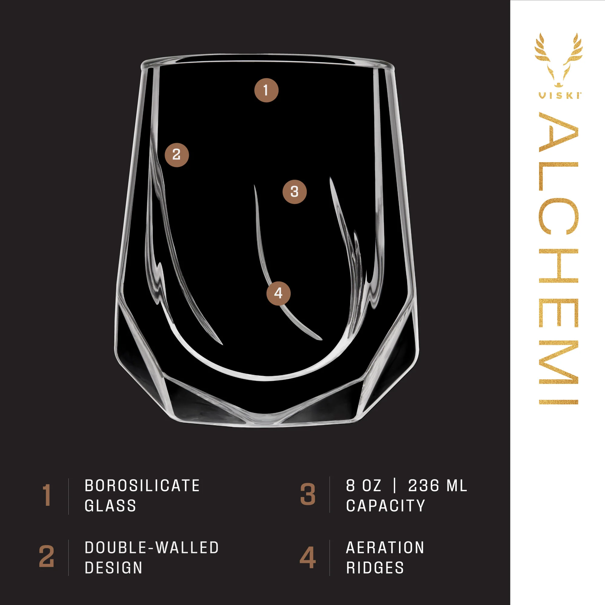 Alchemi Aerating Wine Tasting Glass - Image 6