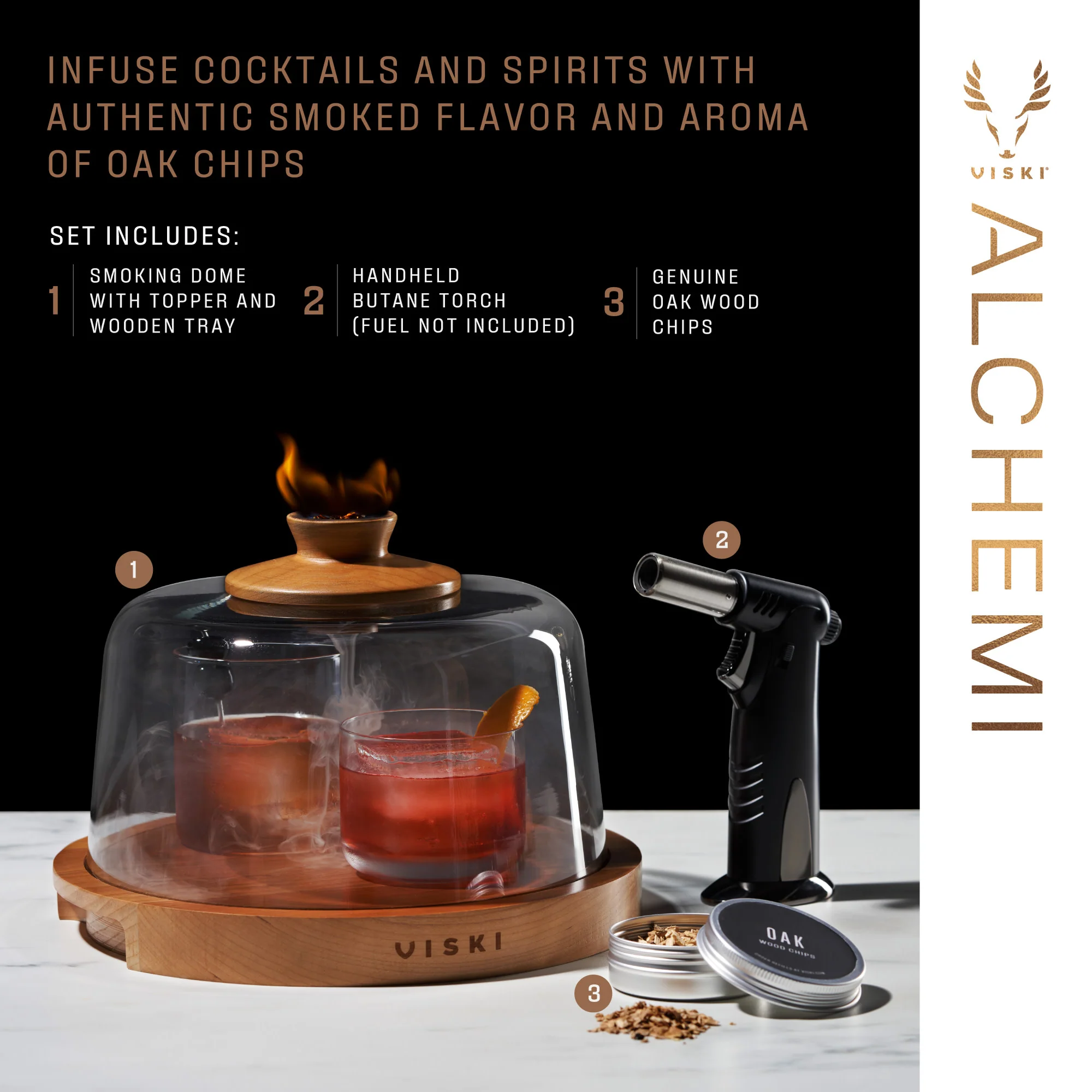 Alchemi Smoked Cocktail Dome Kit - Image 5