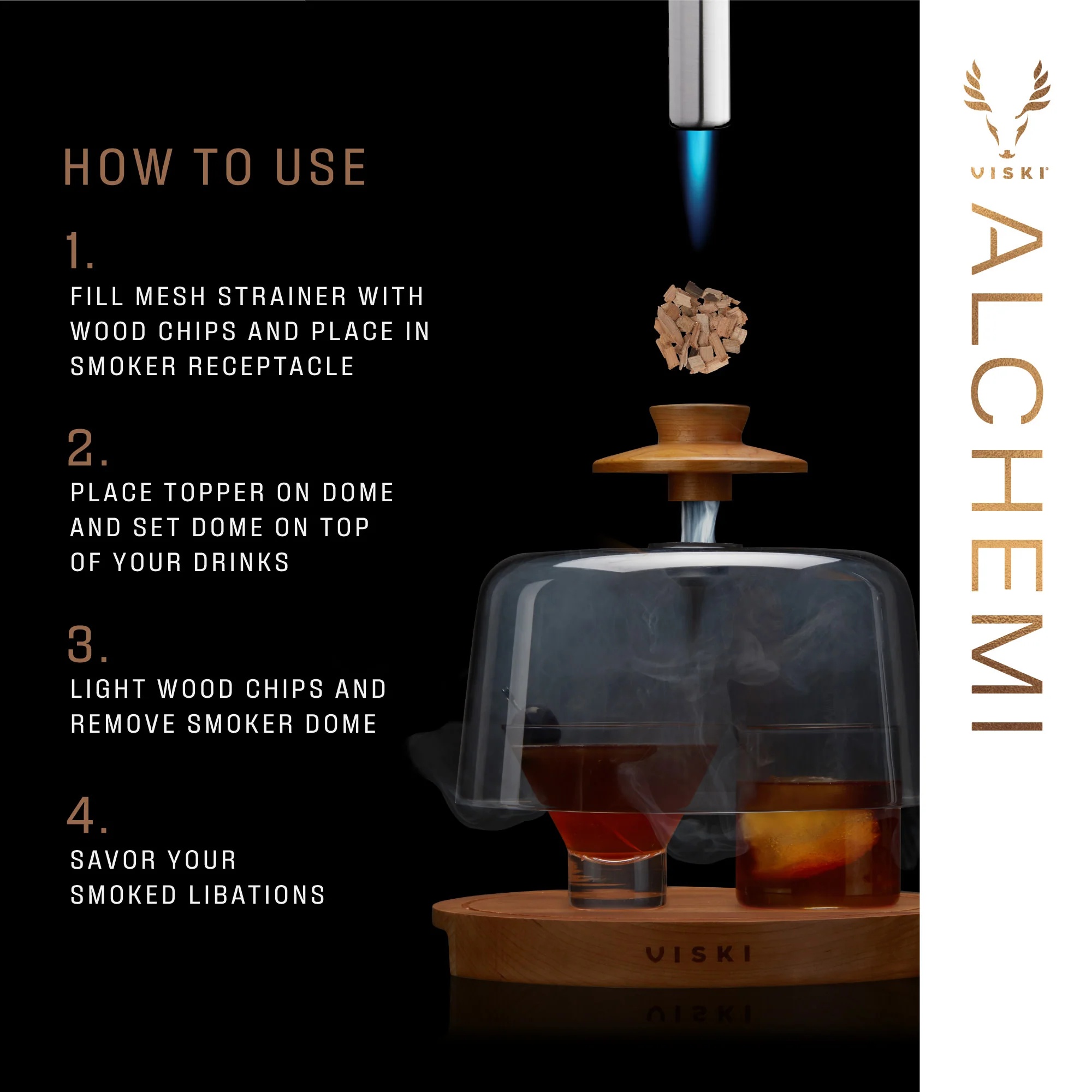 Alchemi Smoked Cocktail Dome Kit - Image 6