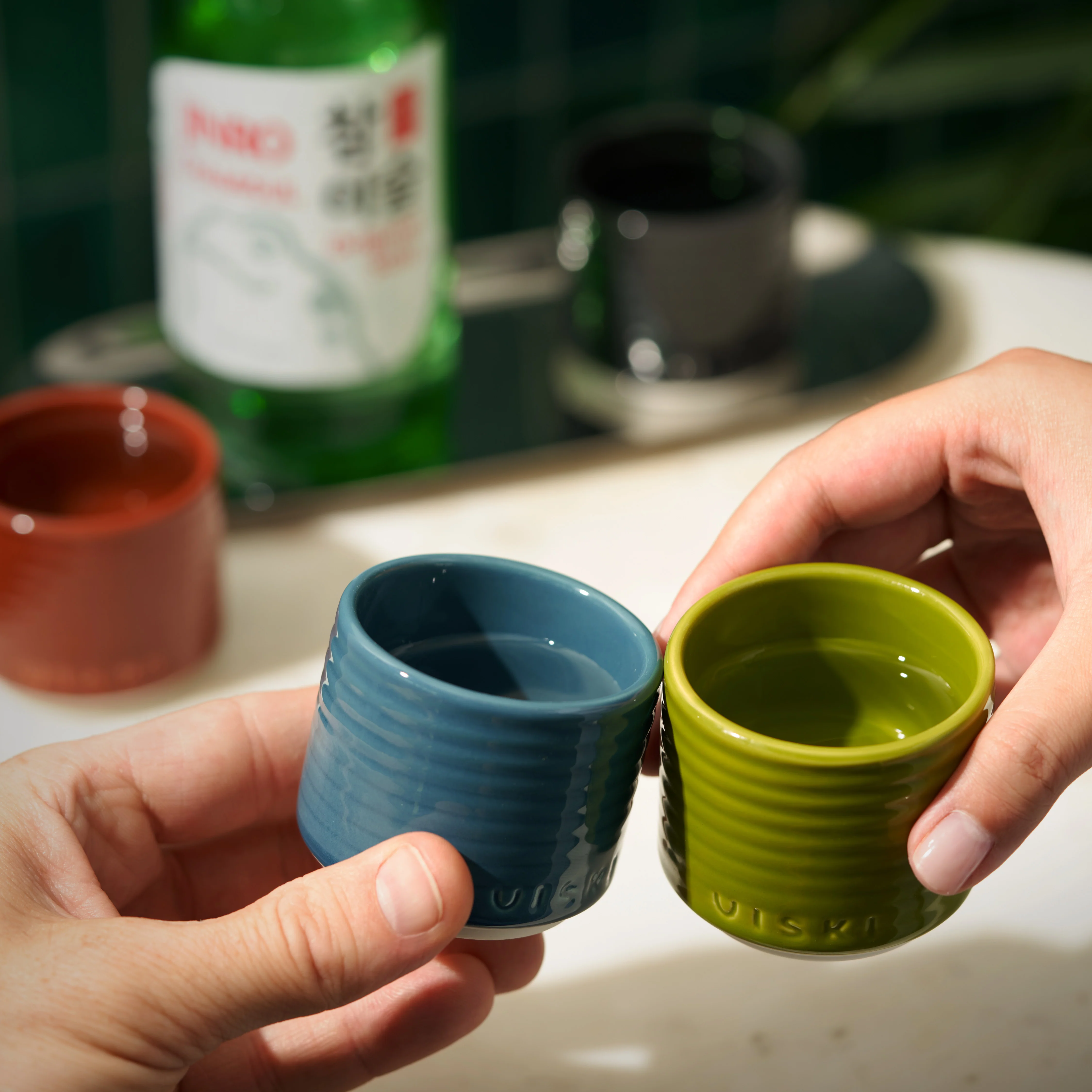 Soju Ceramic Cups, Set of 4 - Image 3