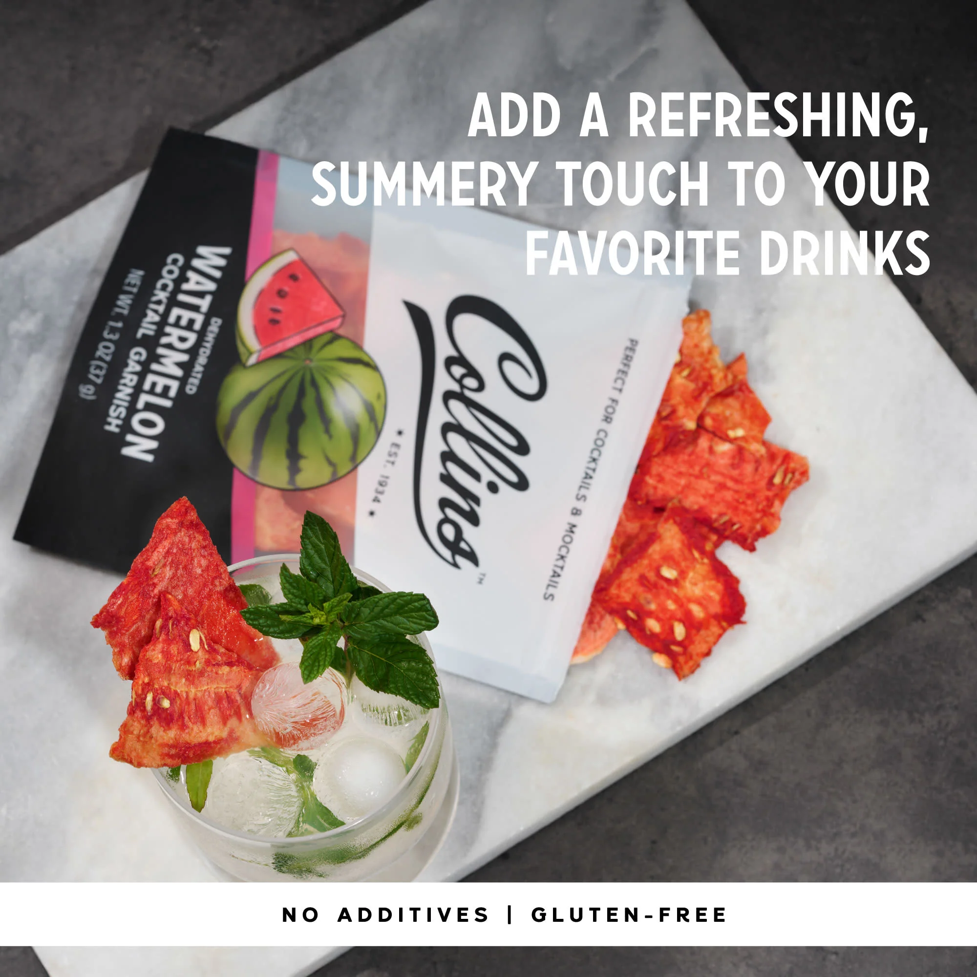 Dehydrated Watermelon Cocktail Garnish, 1.3 oz - Image 3