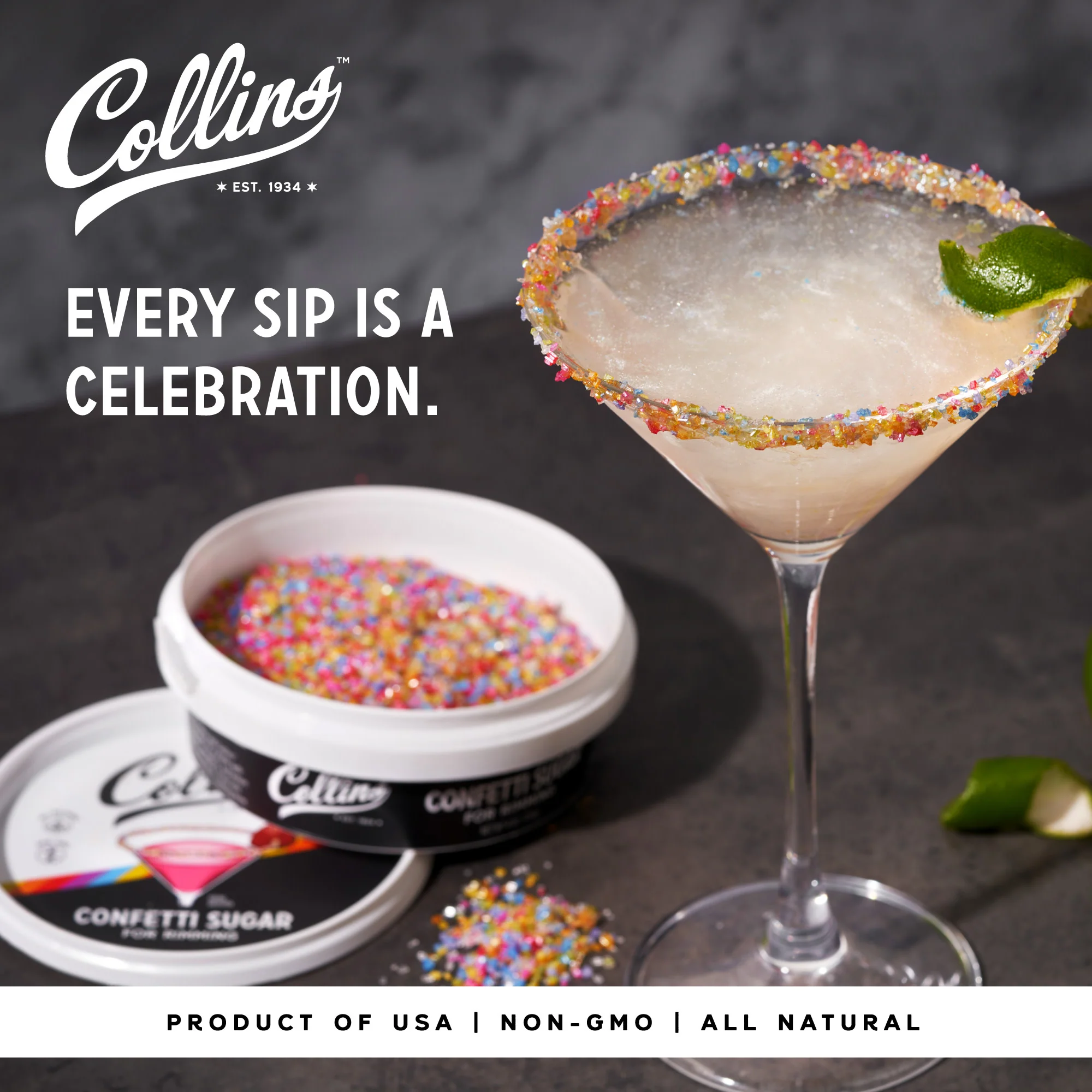 Confetti Rimming Sugar 4 oz - Image 3