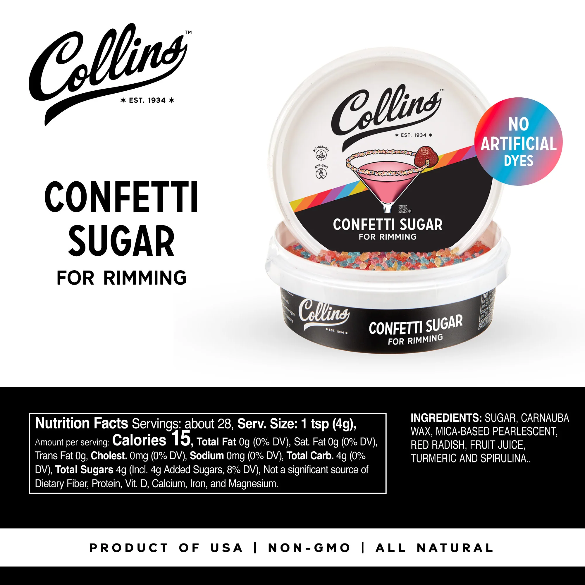 Confetti Rimming Sugar 4 oz - Image 5
