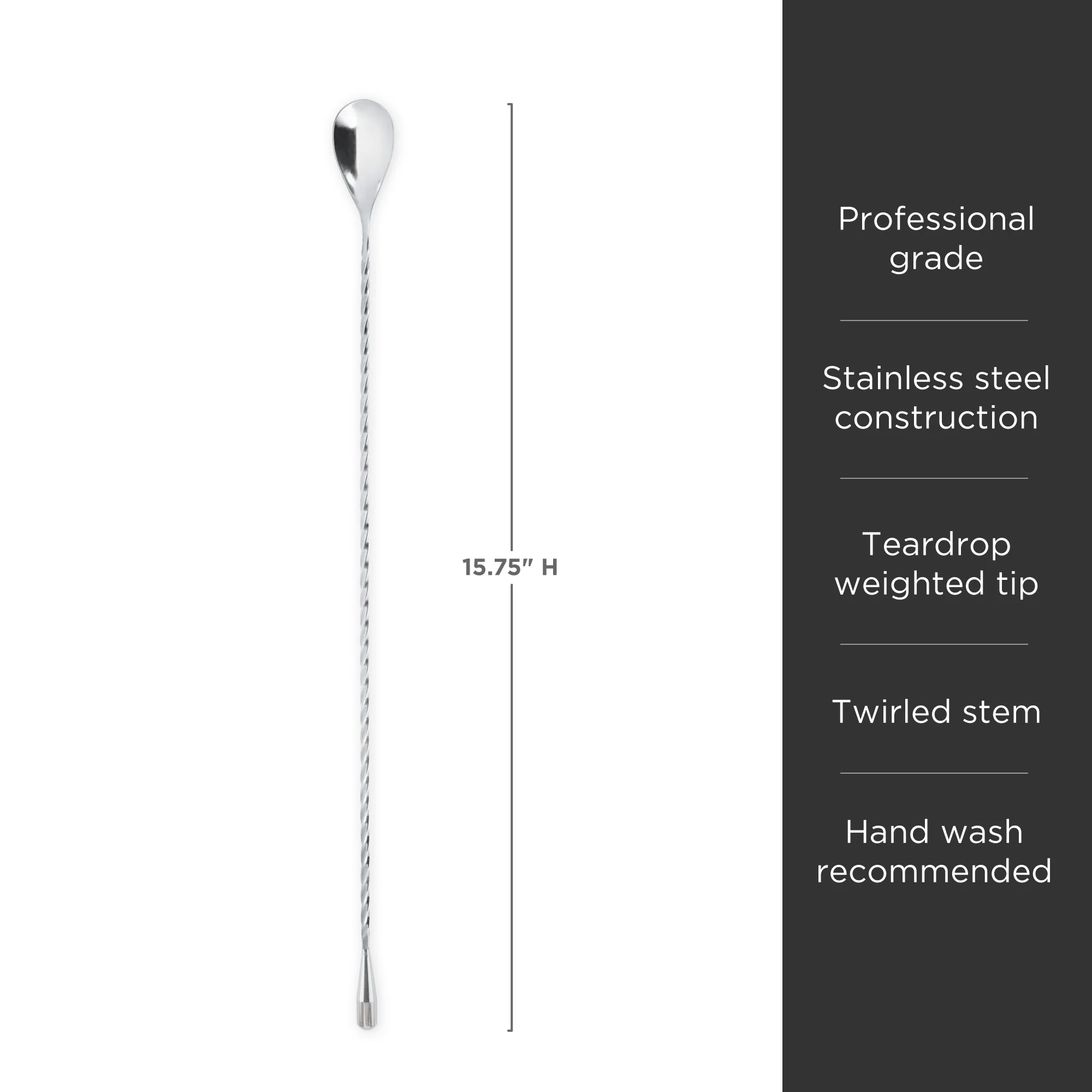 Harrison Weighted Bar Spoon - Image 6