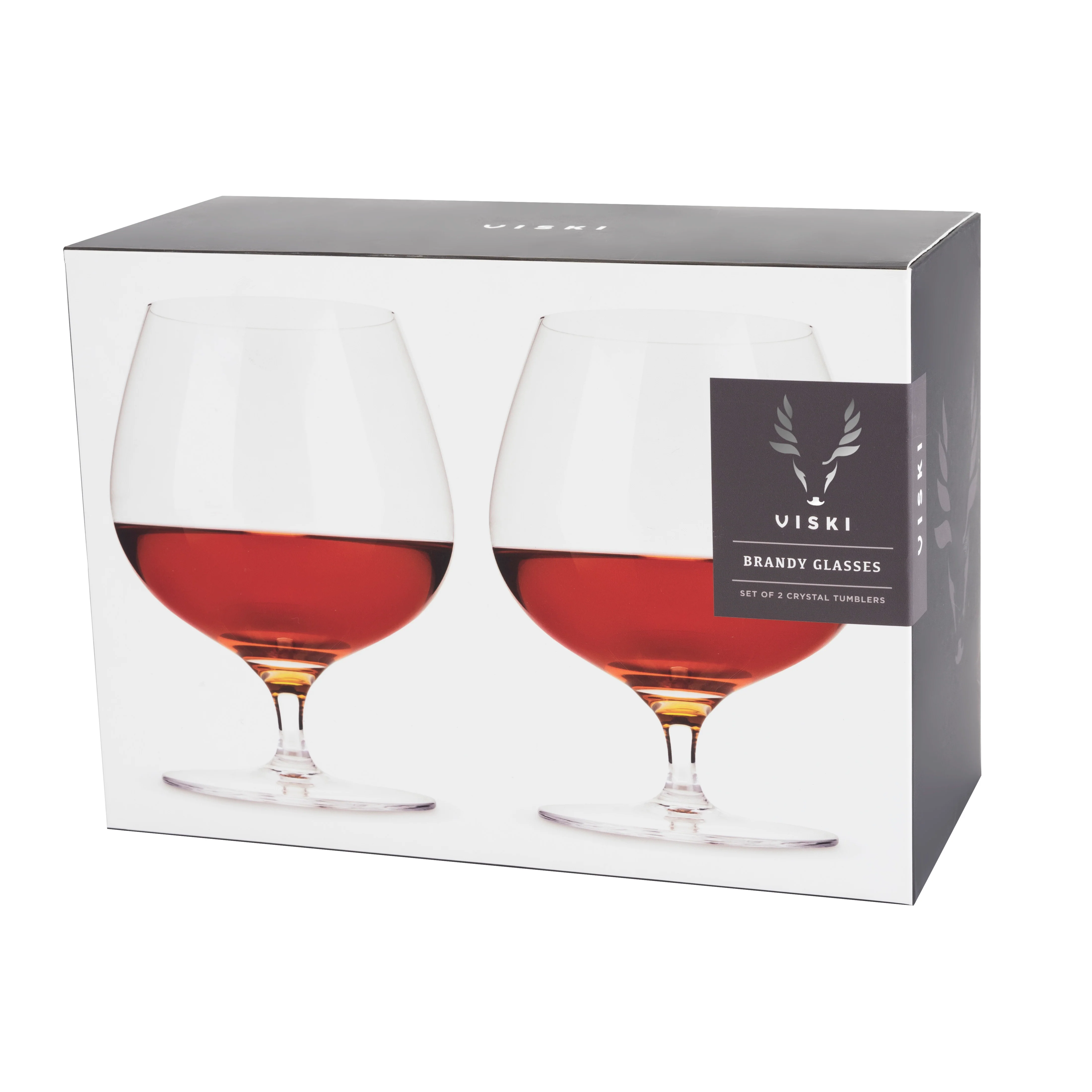 Raye Crystal Wingback Brandy Glasses Set of 2 - Image 7