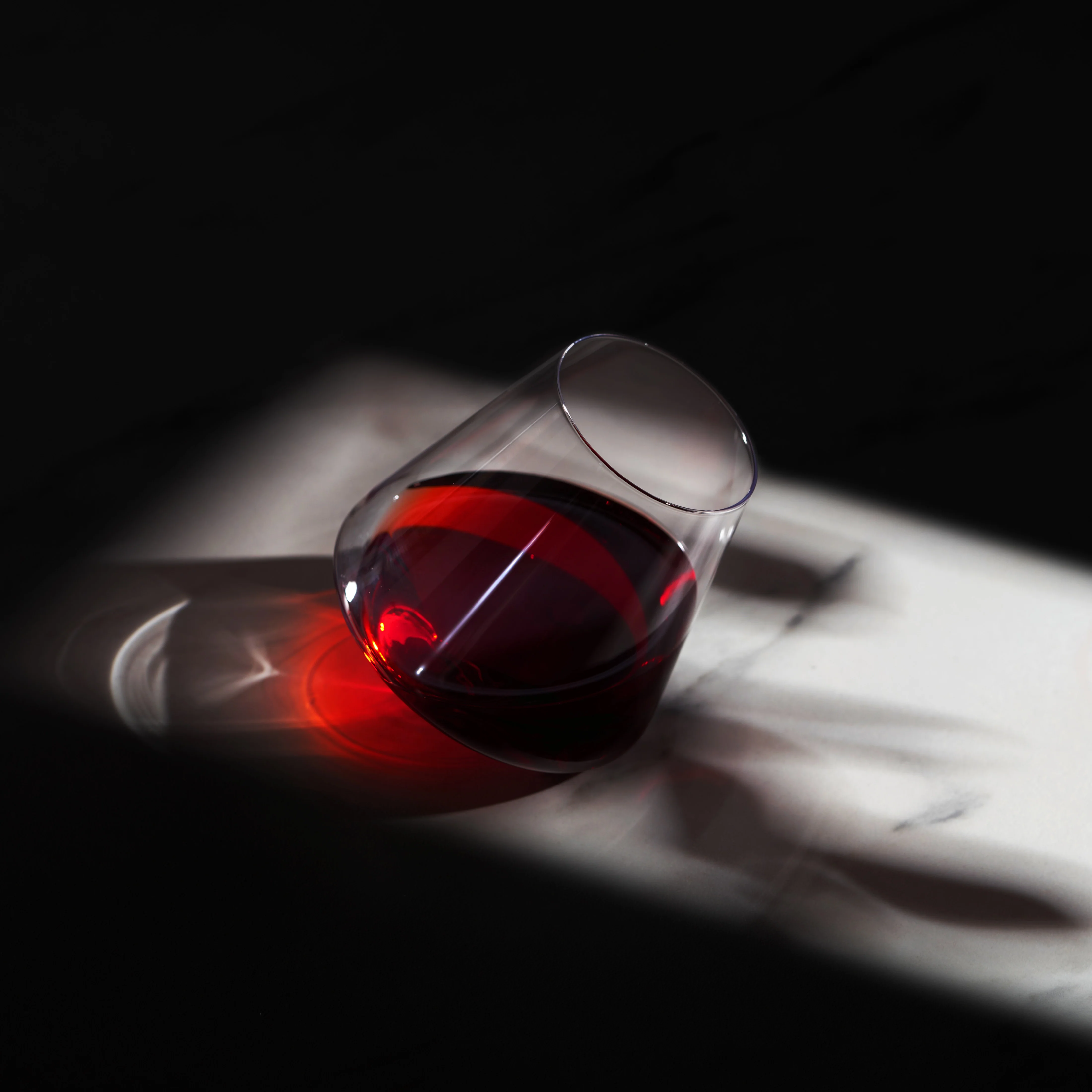 Rolling Crystal Wine Glasses Set of 2 - Image 3