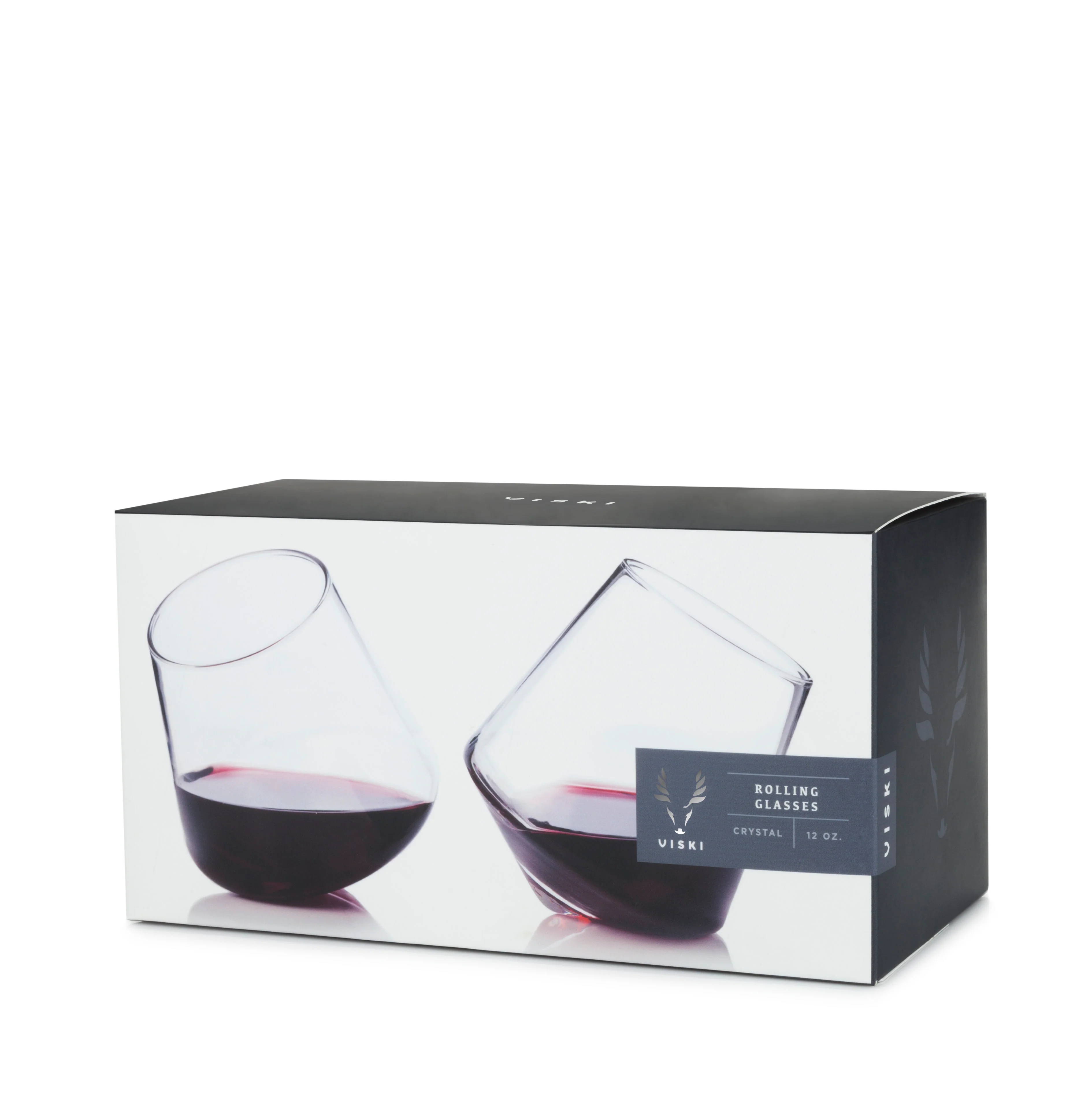 Rolling Crystal Wine Glasses Set of 2 - Image 9