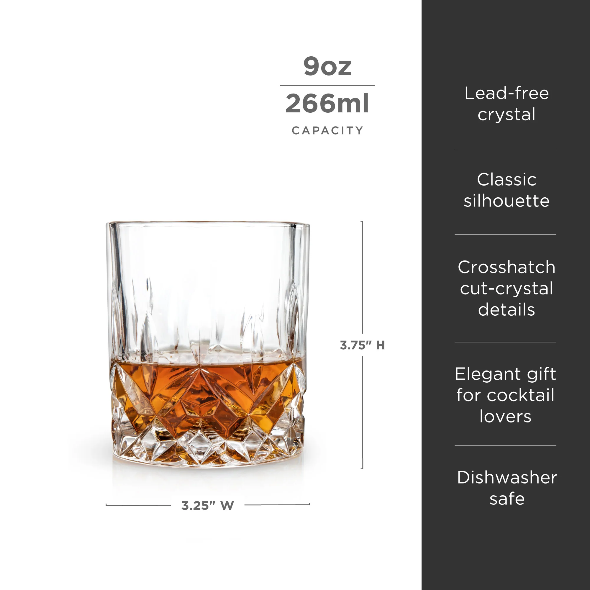 Admiral Crystal Tumblers Set of 2 - Image 6