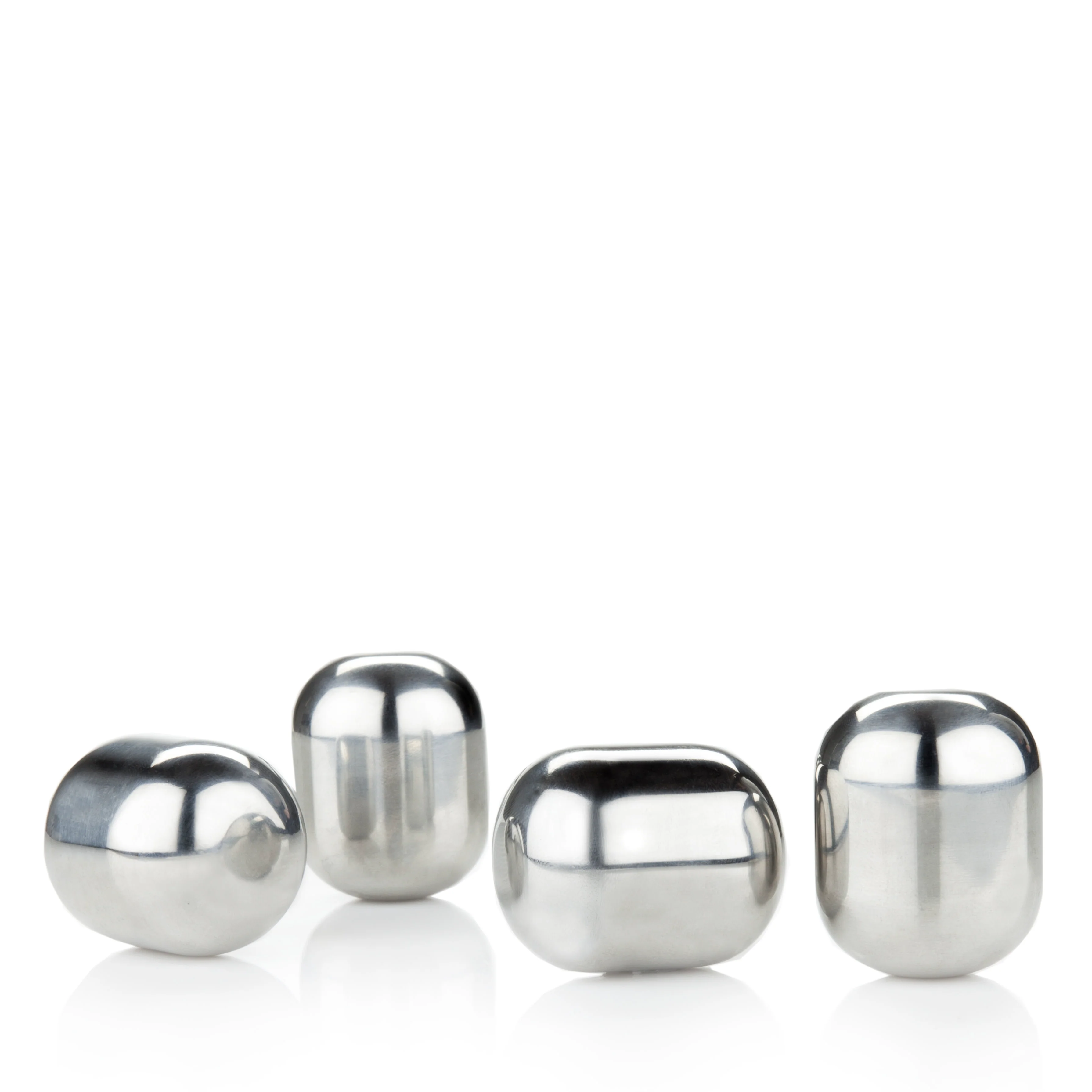 Glacier Rocks Stainless Steel Wine Globes Set of 4 - Image 3