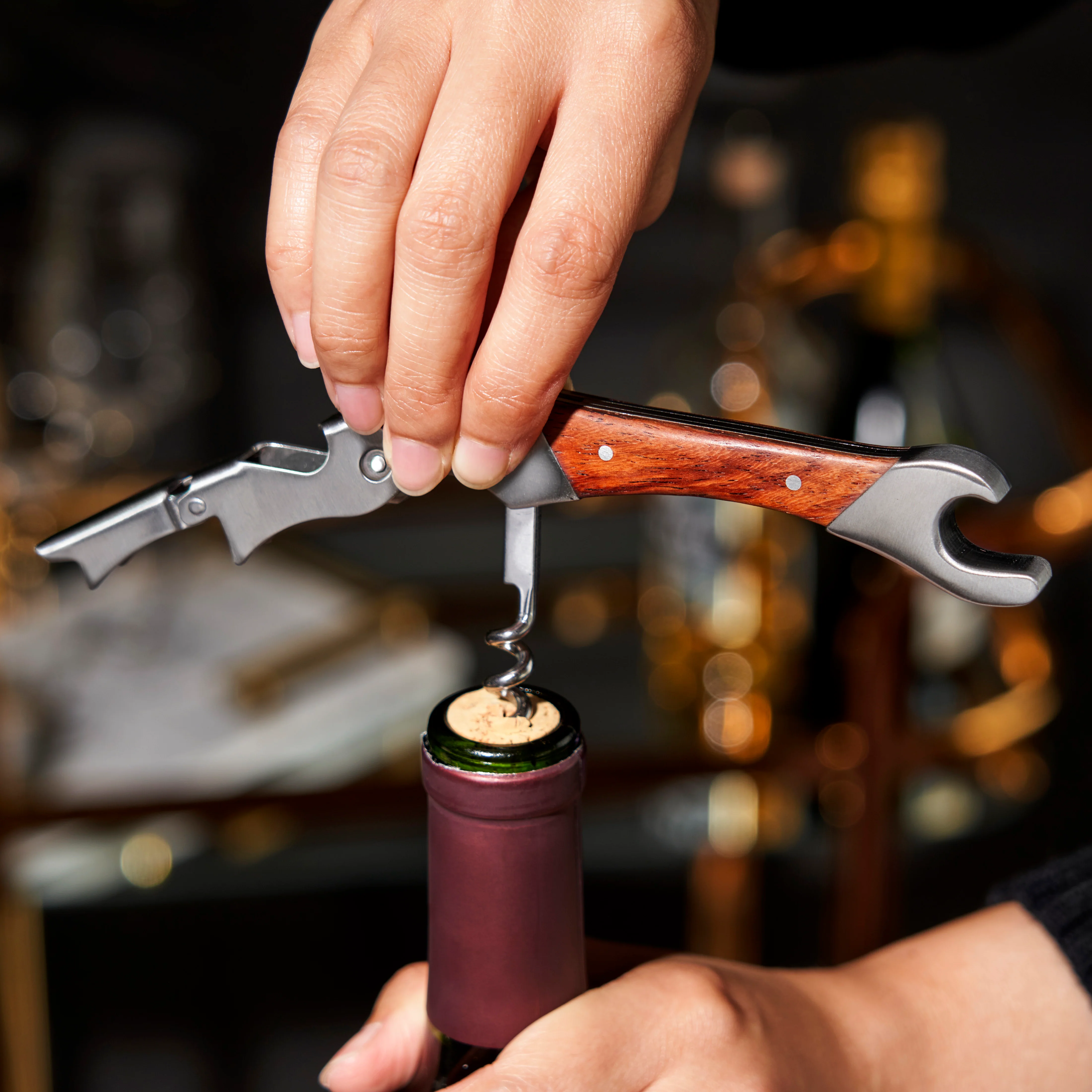 Admiral Corkscrew with Rosewood Handle - Image 3