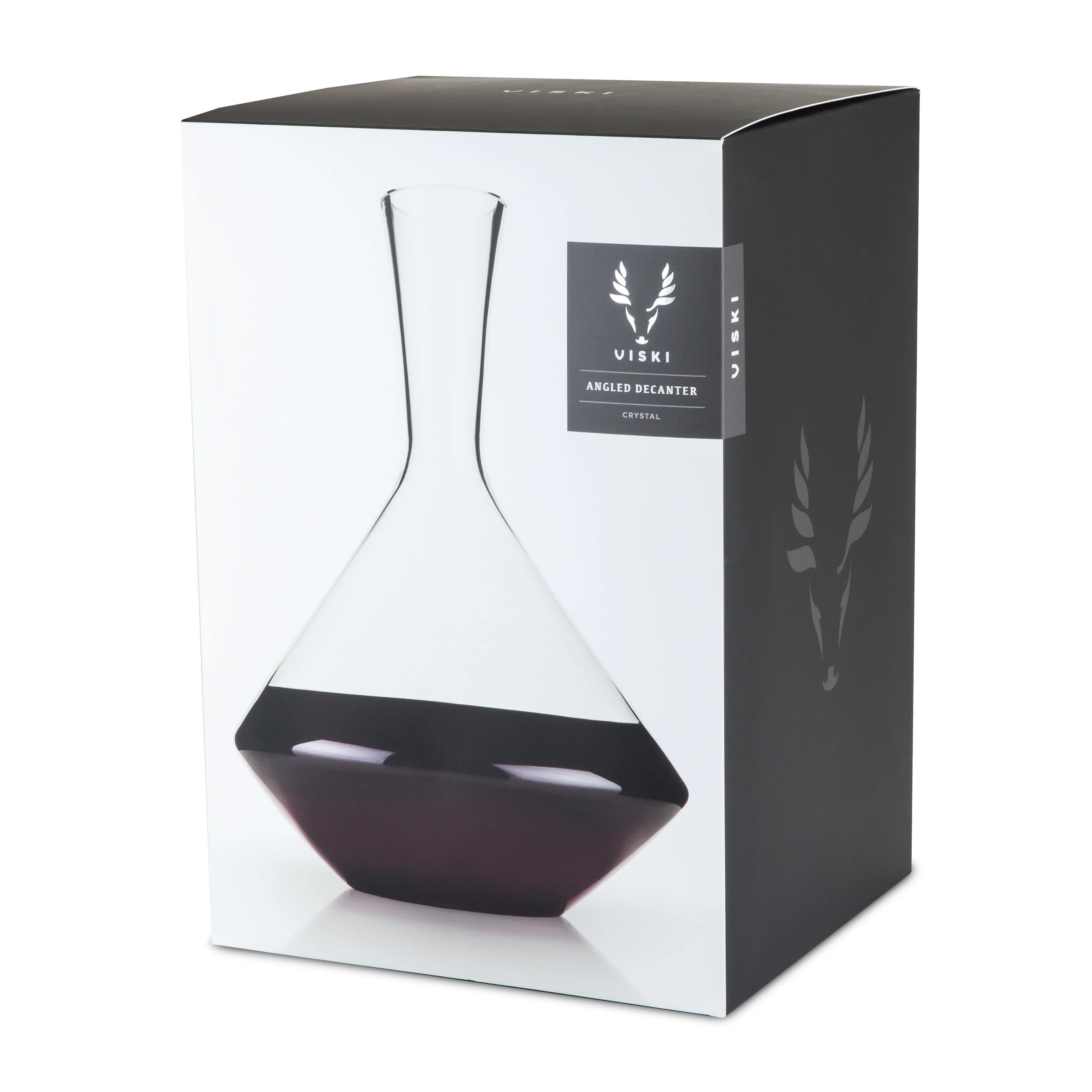 Raye Angled Crystal Wine Decanter - Image 7