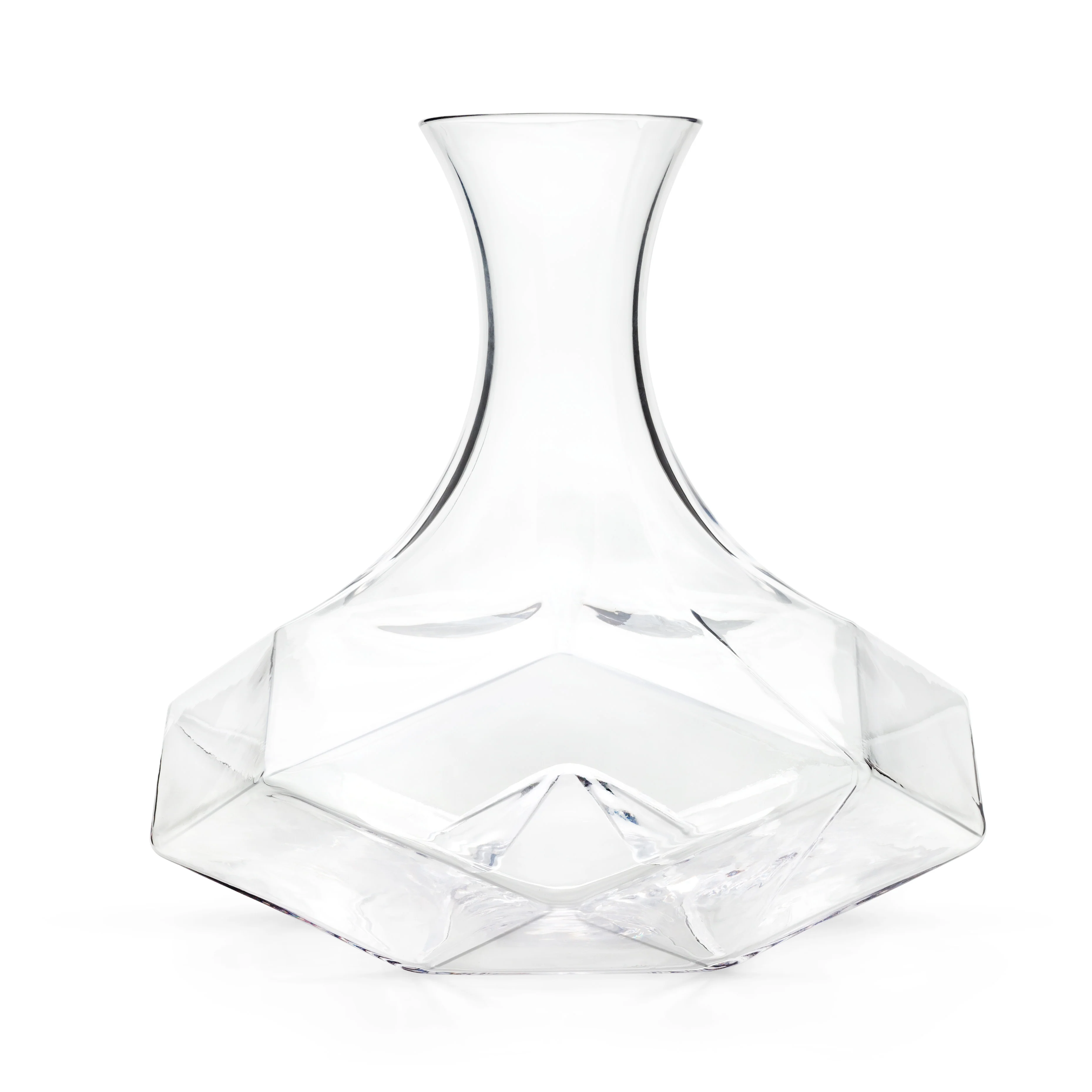 Seneca Faceted Crystal Wine Decanter - Image 4
