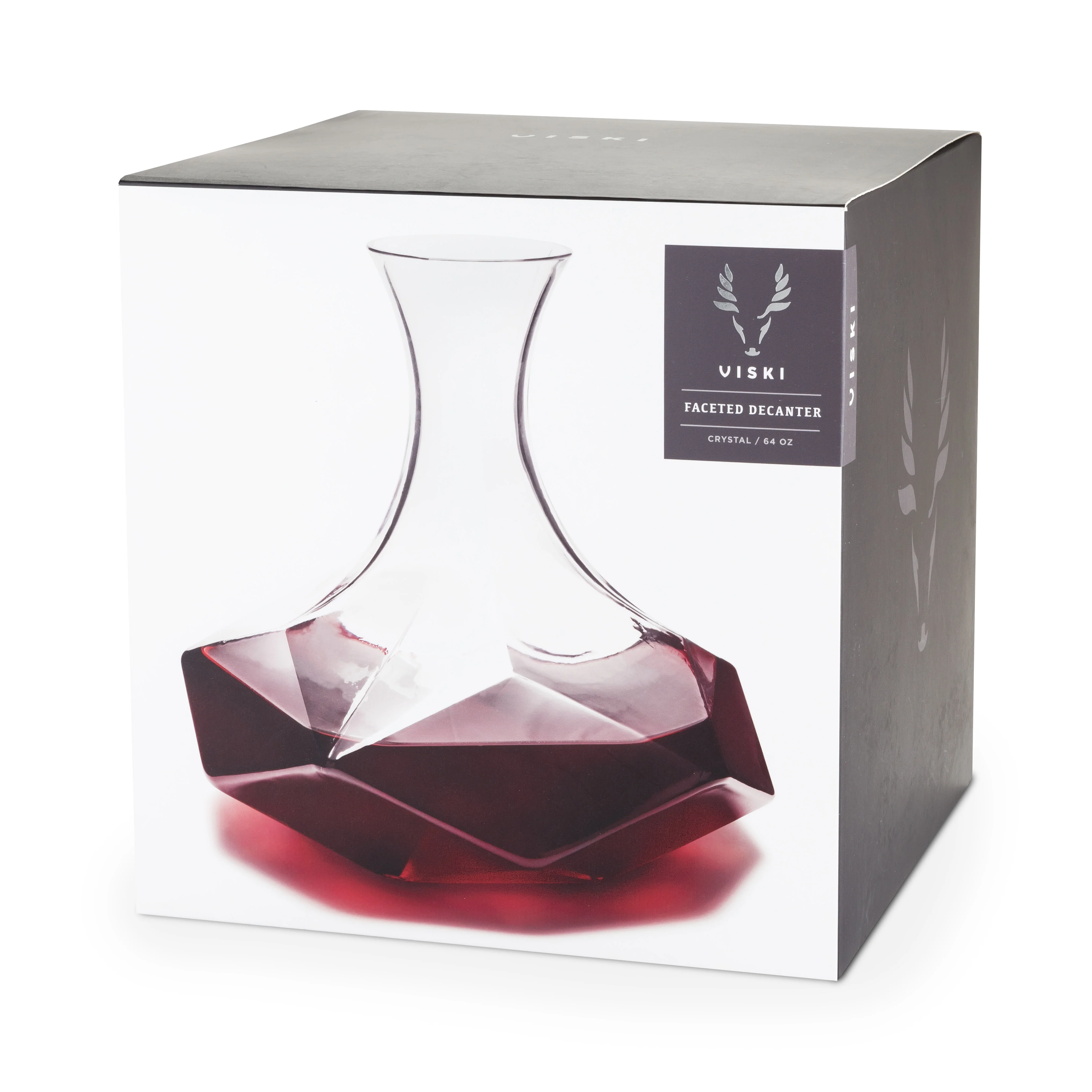 Seneca Faceted Crystal Wine Decanter - Image 7