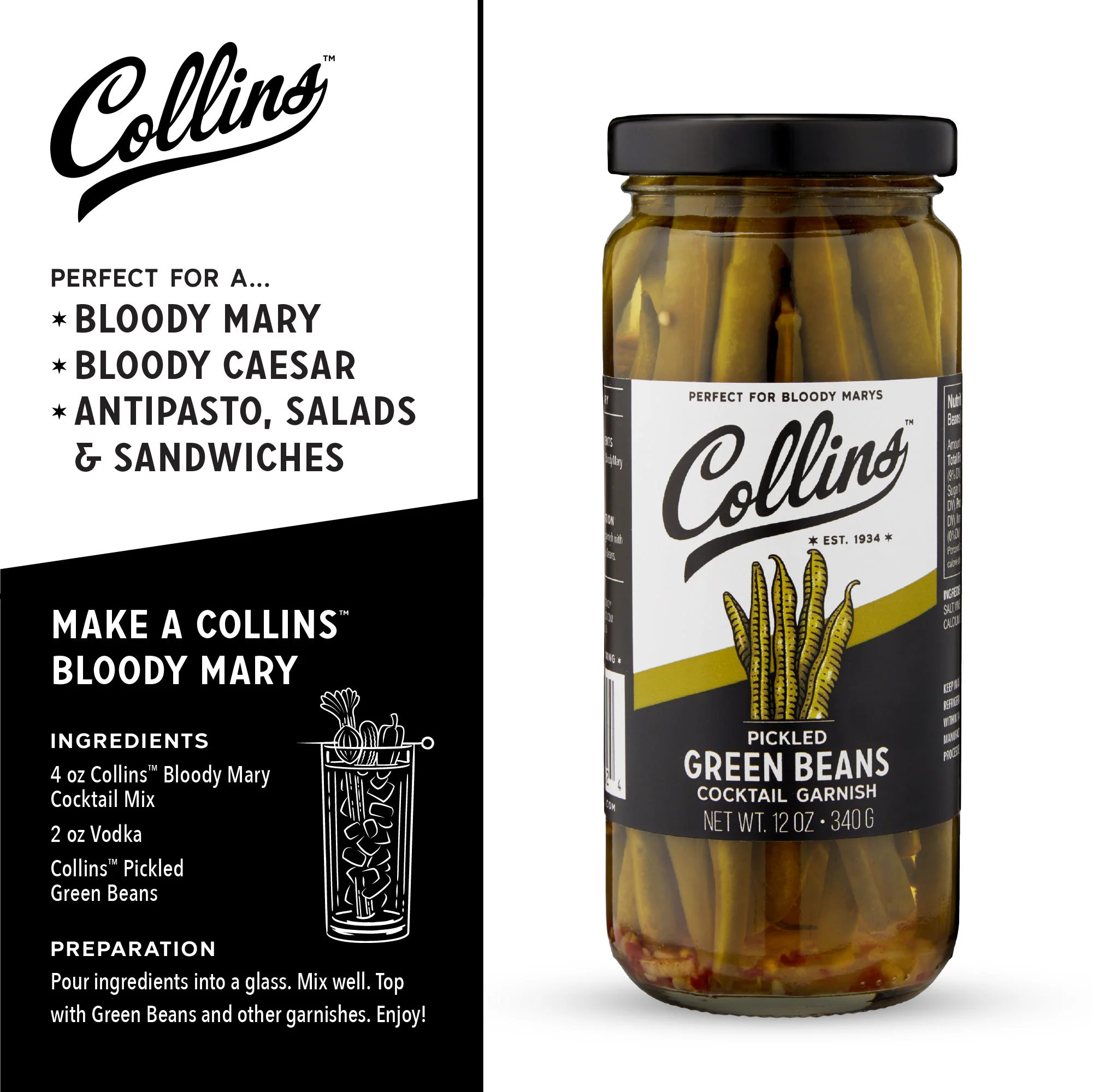 Gourmet Pickled Green Beans, 12 oz - Image 3