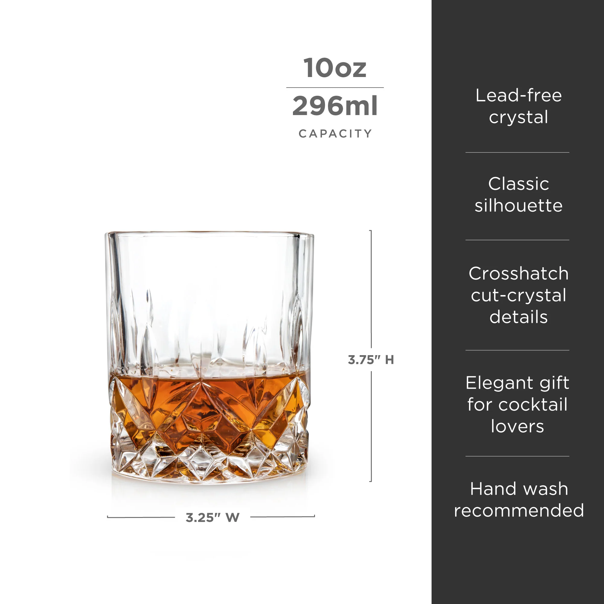 Admiral Crystal Tumblers Set of 4 - Image 6