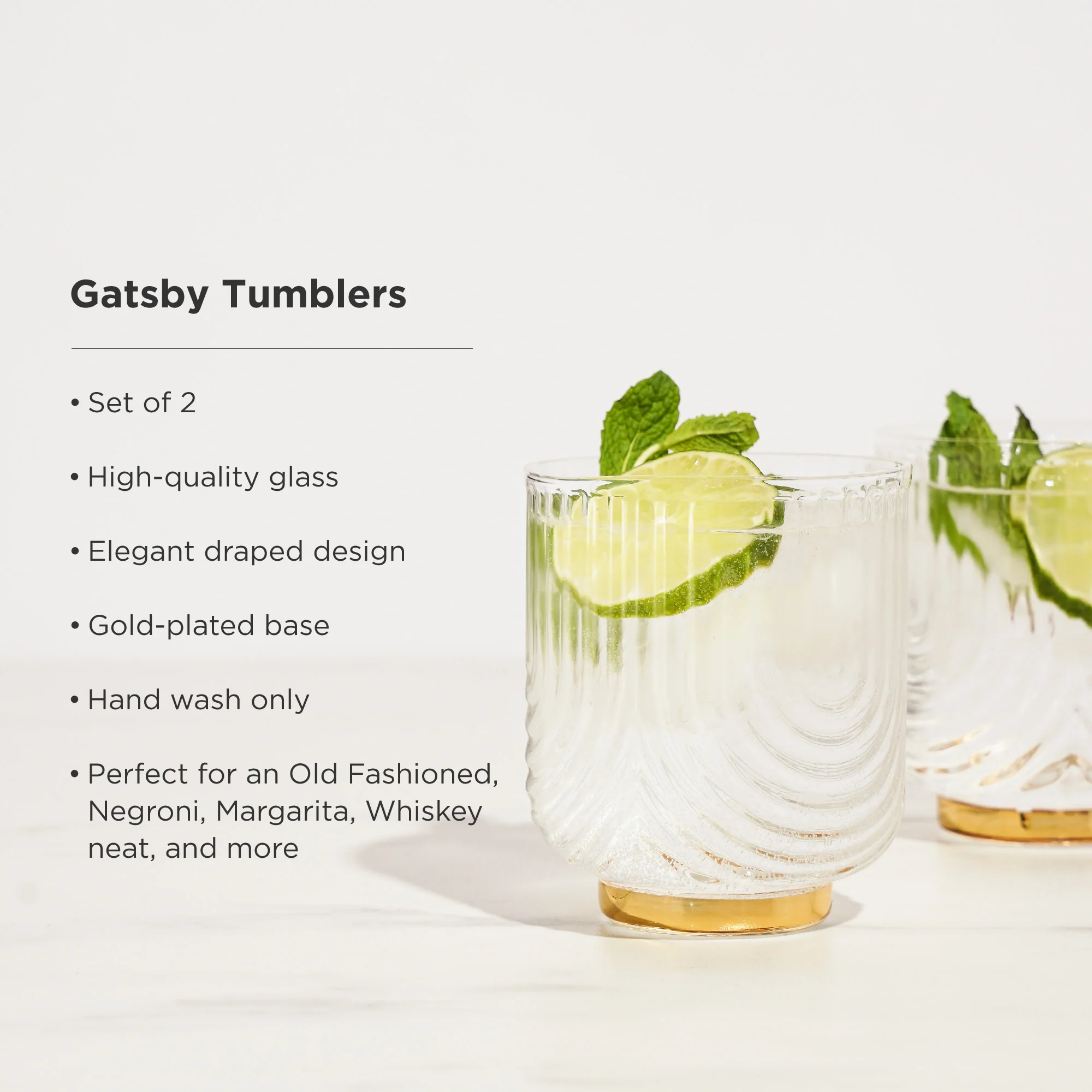 Gatsby Tumblers Set of 2 - Image 5