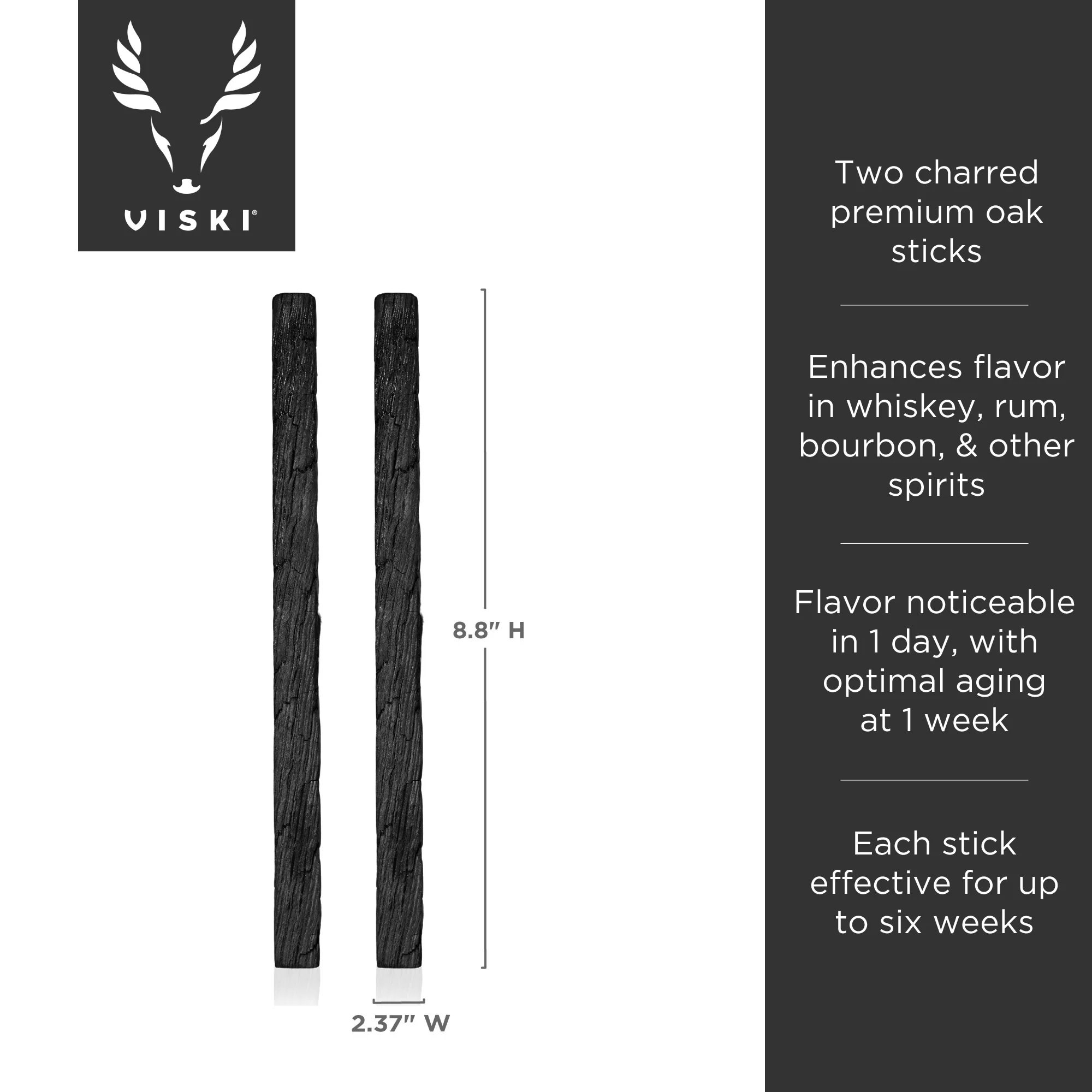 Alchemi Liquor Aging Kit Refill Sticks, Set of 2 - Image 6