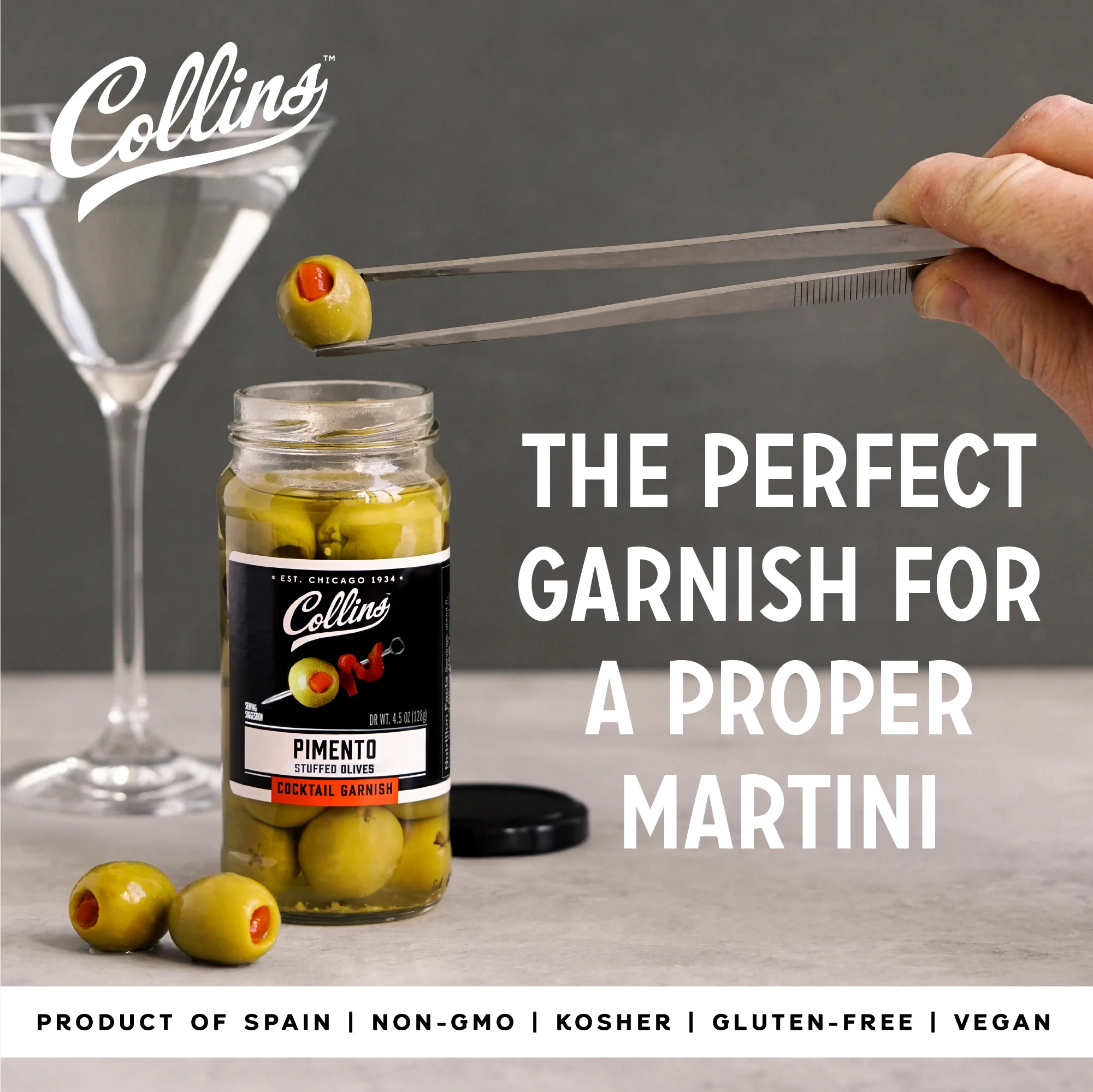 Gourmet Martini Pimento Olives 4.5 oz - Image 3