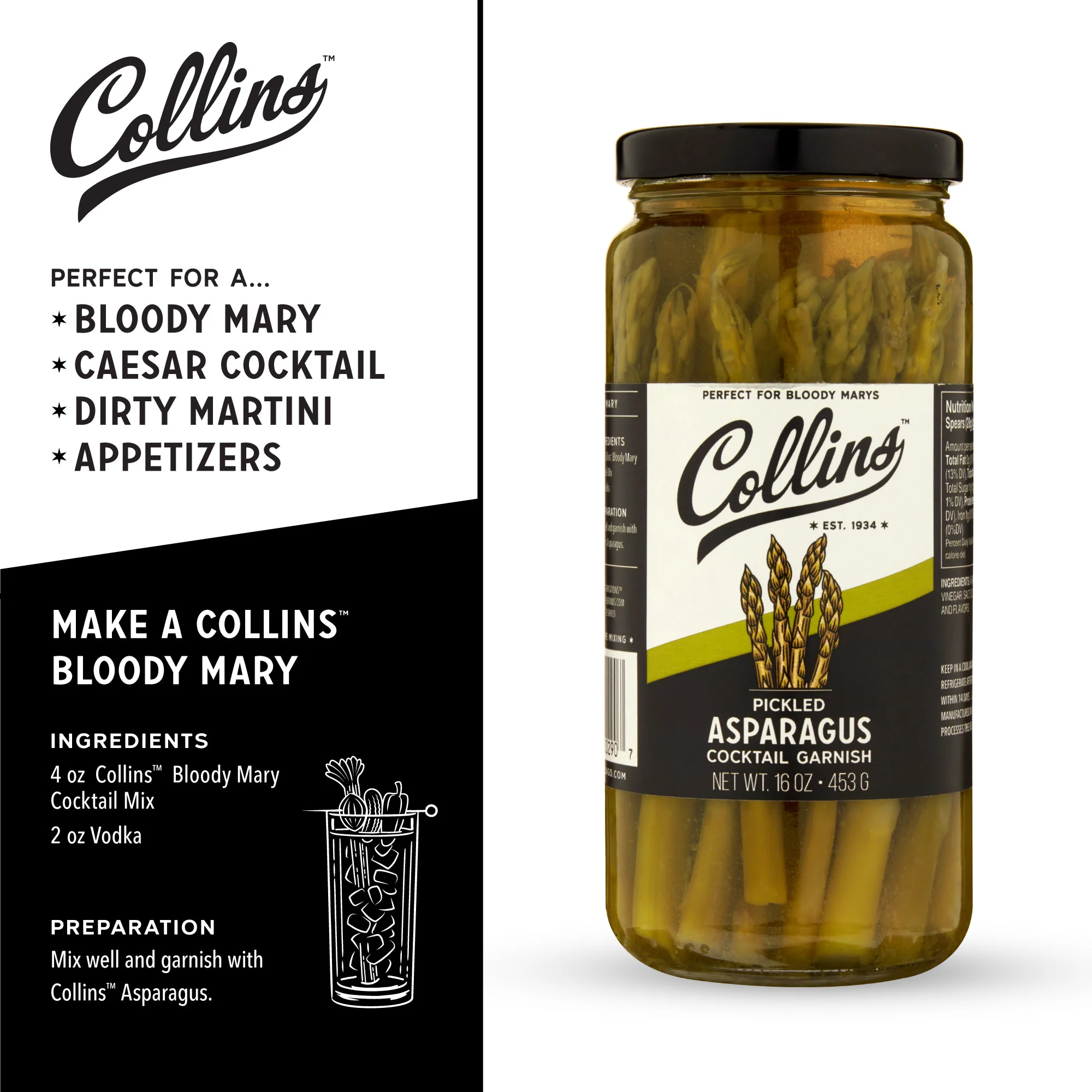 Gourmet Pickled Asparagus 16 oz - Image 3